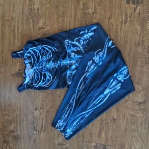 Blackmilk Catsuit Bone Machine Medium